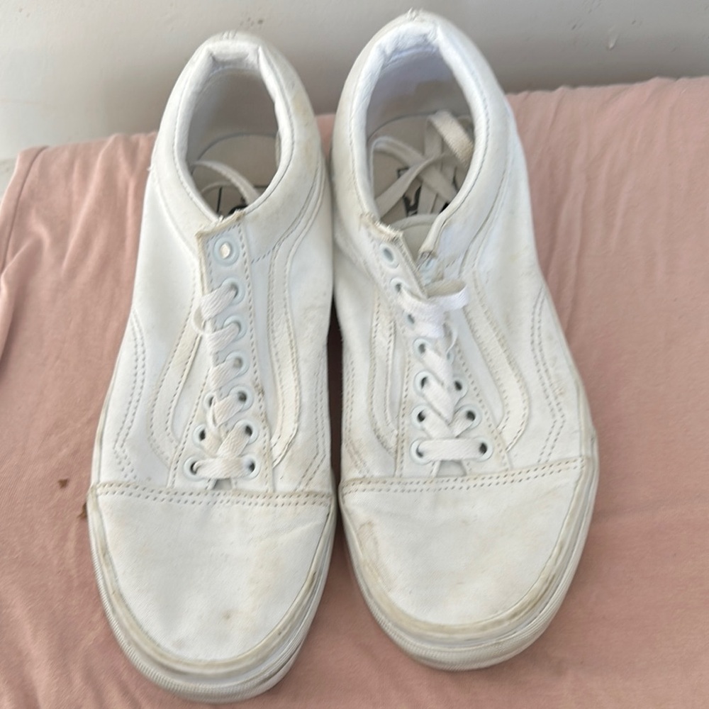 Classic White High-Top Sneakers